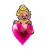 Gif animé coeur ange